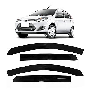 Calha de Chuva Defletor Ford Fiesta 2003 a 2013 Design Esportivo