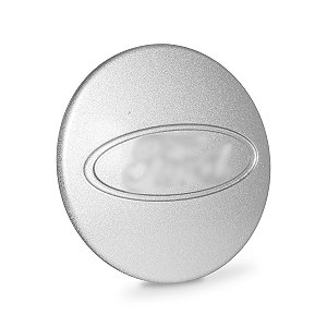 Calotinha 69mm Centro de Roda Ford Fiesta Focus Ghia Glx Prata