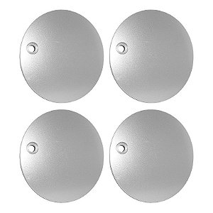 Jogo Calota Central para Roda Esportiva Aranha Binno Prata