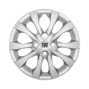 Calota Aro 14 Novo Fiat Mobi 2021 2022 Easy Like. Prata