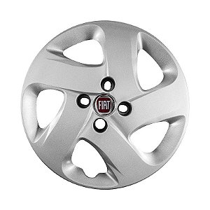 Calota aro 14 Fiat Mobi 2017/2020 prata