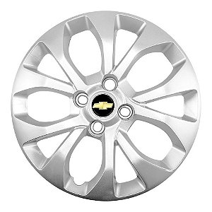 Calota aro 15 Chevrolet Onix Prisma 2017/2019 Prata