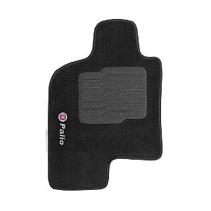 Tapete Carpete Fiat Palio 1996 a 2007 emblema Vermelho