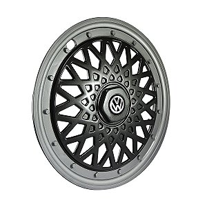 Jogo Calota Esportiva Aro 13 Modelo BBS Emblema VW