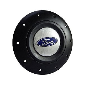 Calota Central Roda de Ferro Ford Emblema Prata Modelo Amarok aros 13 14 15