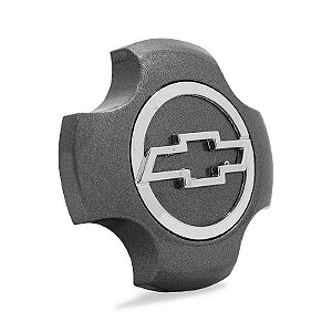 Calota Central Chevrolet Montana Sport Grafite boton Cromado