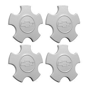 Jogo Calotinha Centro de Roda GM Zafira aro 15 Prata