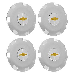 Jogo Calota Central 149mm GM Astra CD Emblema Escovado