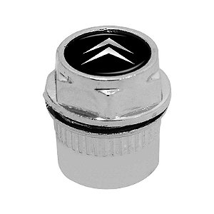 Capa Bico de Válvula Cromado Pneu Citroen