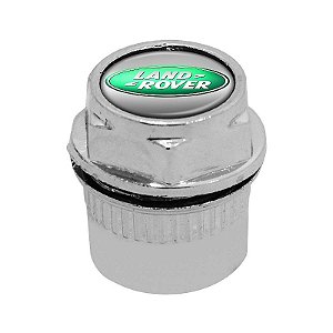 Capa Bico de Válvula Cromado Pneu Land Rover