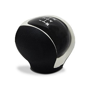 Manopla Bola de Câmbio Fiat Argo Cronos com detalhe Branco