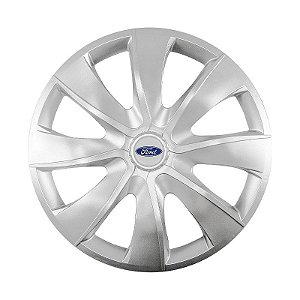 Calota Esportiva aro 14 Prime Prata emblema Ford Prata