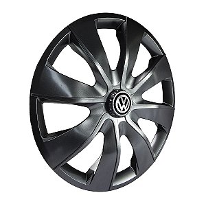 Calota Esportiva aro 14 Prime Grafite Emblema Volkswagen