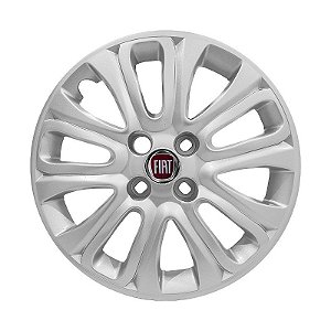 Jogo Calota aro 15 Fiat Punto 2015/2016 prata