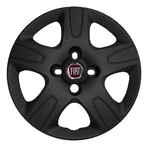 Calota aro 14 Fiat Strada 2013/2020 preta fosca
