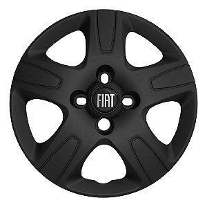 Calota aro 14 Fiat Strada 2013/2020 preta fosca