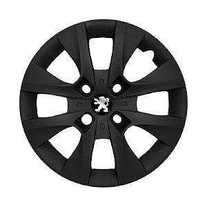Calota Aro 14 Peugeot 206 207 208 Preta Fosca