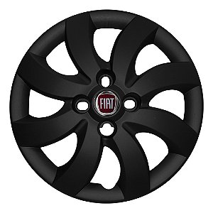 Calota aro 14 Fiat Palio Attractive 2012/2013 preta fosca