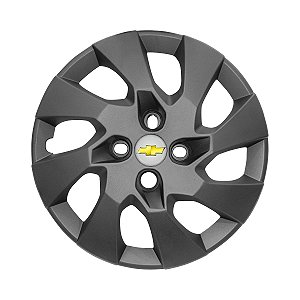 Calota Aro 14 Gm Onix Prisma 2014 2015 2016 Grafite Fosco