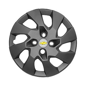 Jogo Calota aro 13 Chevrolet modelo Onix Prisma Grafite Fosca