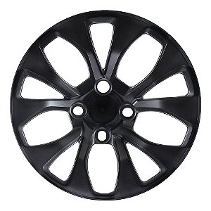 Calota aro 14 Chevrolet Onix Prisma 2017/2019 Grafite Fosca