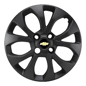 Calota aro 15 Chevrolet Onix Prisma 2017/2019 Grafite Fosca