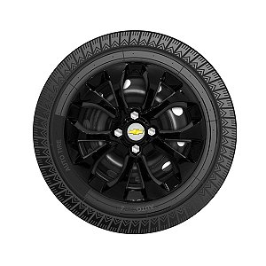 Calota Aro 14 Onix 2017 Até 2019 Joy Lt Ltz Preto Brilho