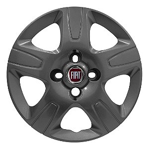 Calota aro 14 Fiat Strada 2013/2020 grafite brilhante