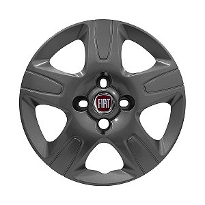 Calota aro 14 Fiat Strada 2013/2020 grafite brilhante