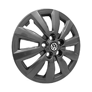 Calota Aro 15 Vw Space Fox Polo Fox 2014/2015 Grafite Brilhante