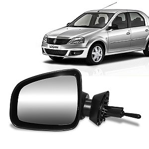 Retrovisor Renault Logan 2009/2013 com controle