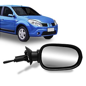 Retrovisor Renault Logan 2006/2008 com controle