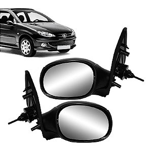 Par Retrovisor Peugeot 206 com controle