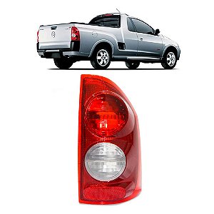 Lanterna traseira Chevrolet Montana 2003 a 2010 Rubi/Cristal