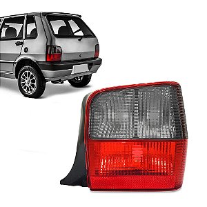 Lanterna Traseira Fiat Uno Pitbull 2004 2005 2006 2007 2008 2009 2010 Rubi Ré Fumê
