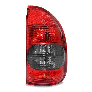 Lanterna Traseira Corsa Hatch 4 Portas Wagon Pick-up 2000 Até 2004 Rubi Ré Fumê Bolha