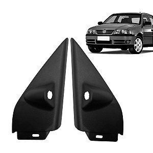 Par Acabamento Interno Retrovisor VW Gol Parati Saveiro G2/G3/G4 4 portas