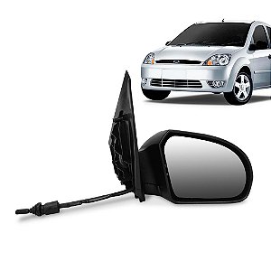 Retrovisor Ford Fiesta 2002 a 2014 4 portas com controle