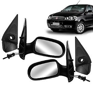 Par Retrovisor Palio Siena Strada Weekend 4 portas com controle e Acabamento