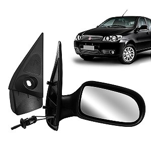 Retrovisor Palio Siena Strada Weekend 4 portas com controle e Acabamento