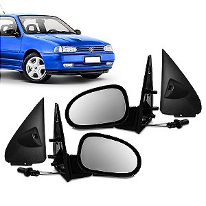 Par Retrovisor Gol Parati Bola 2P 1995 1999 c/ acabamento