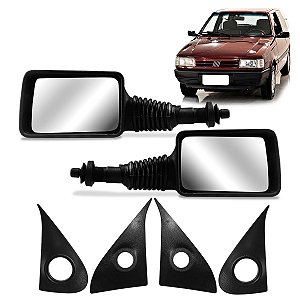 Kit Retrovisor Uno EP Smart Young  2 portas com controle acabamento externo e interno