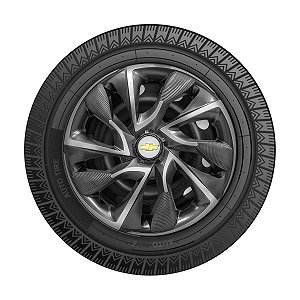 Jogo Calota Esportiva aro 14 DS4 Sport Cup Emblema GM Prata