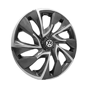 Calota Esportiva aro 14 DS4 Sport Cup Emblema Volkswagen
