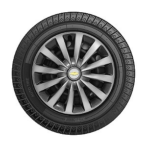 Jogo Calota Esportiva aro 13 Passat CC Sport Silver emblema GM Prata