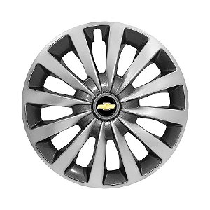 Jogo Calota Esportiva aro 13 Passat CC Sport Silver emblema GM Preto