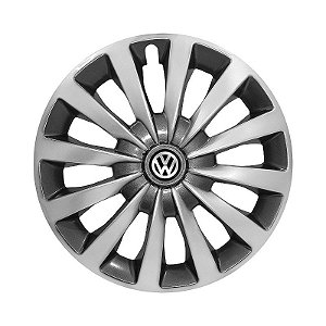 Jogo Calota Esportiva aro 13 Passat CC Sport Silver emblema Volkswagen