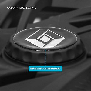 Jogo Calota Esportiva Aro 13 DS4 Cromado emblema Renault