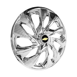 Jogo Calota Esportiva Aro 15 DS4 Cromado emblema GM Preto