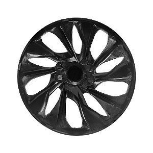 Jogo Calota Esportiva Aro 15 DS4 Cromado emblema Fiat Preto